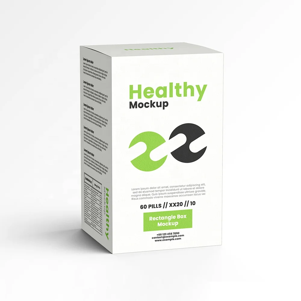 Customizable Packaging for Premium Supplements and Vitamins Tailored for Health Wellness Brands