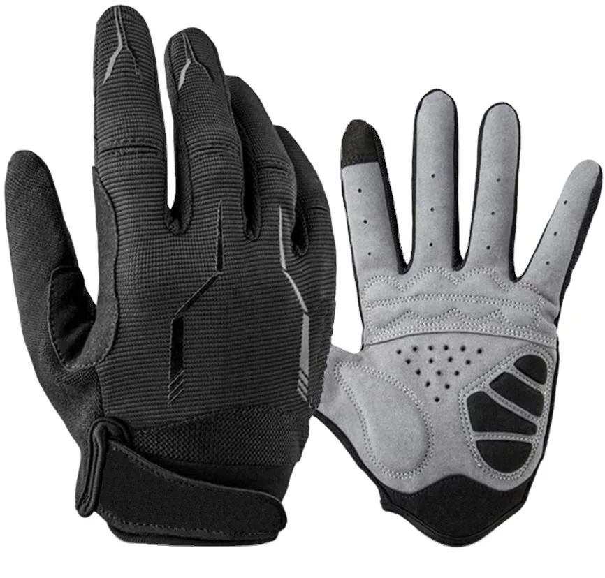 MTB Mountain Bike Full Finger Motorcycle Bicycle Gloves Breathable Summer Trailing Biking Down Road Gloves