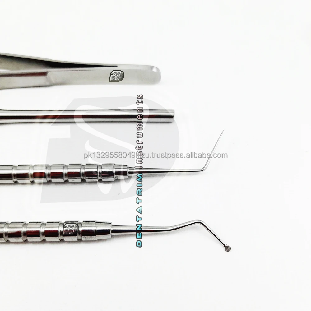 Набор стоматологических базовых эндодонтических инструментов стоматологический зонд Explorer пинцет зеркальная ручка CE PK пользовательские стоматологические эндонтические инструменты