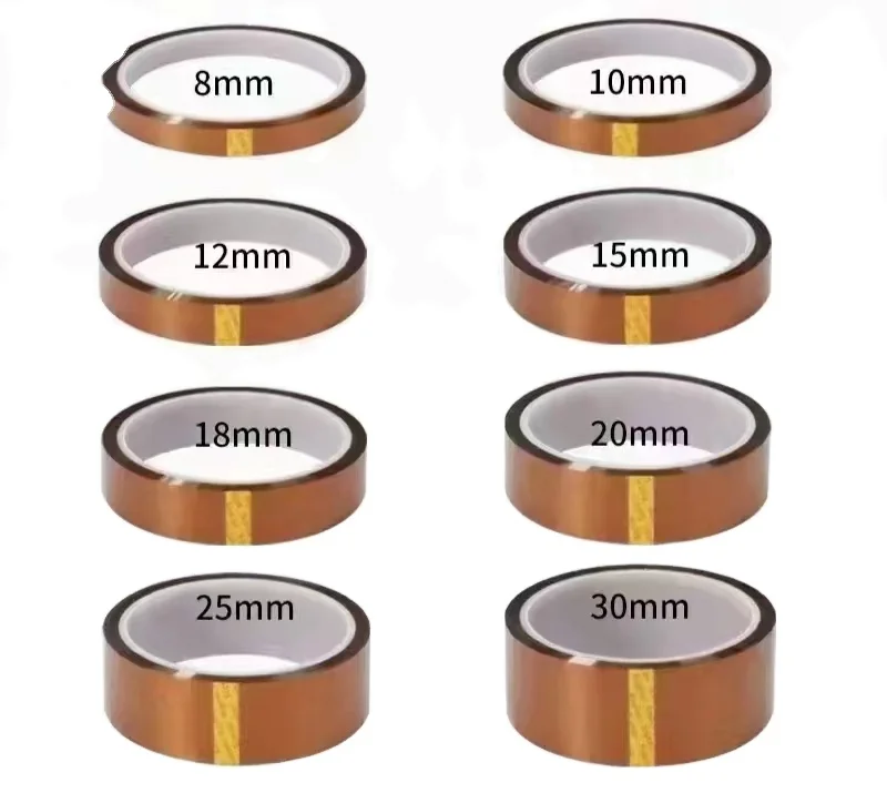 3D Printed Polyimide Insulated Circuit Board Finger Adhesive Paper Tape Brown Double Sided Silicone Hot Melt Masking Tape