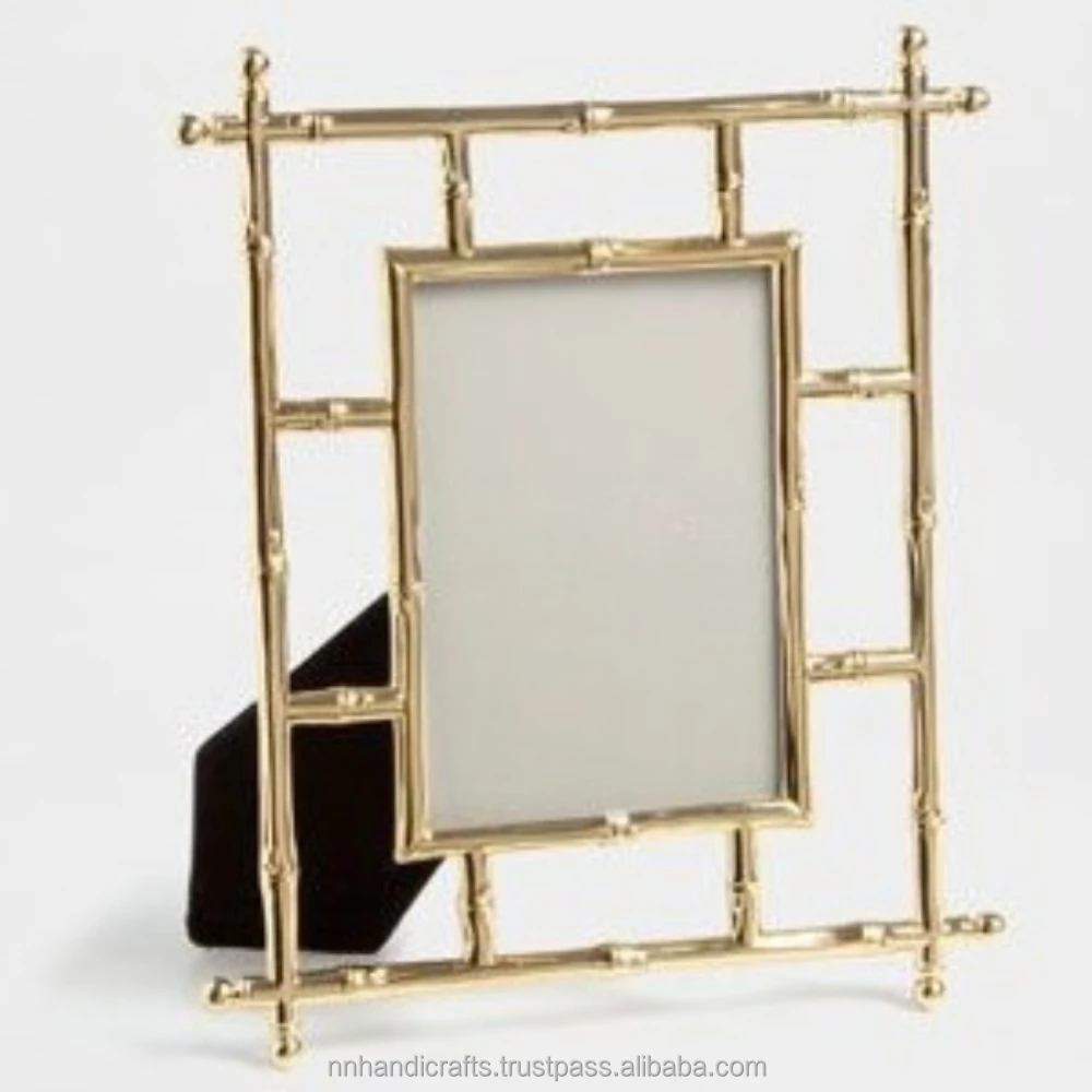 Лидер продаж новейший дизайн металлическая алюминиевая литой позолоченная Прямоугольная Черная фоторамка рамки для