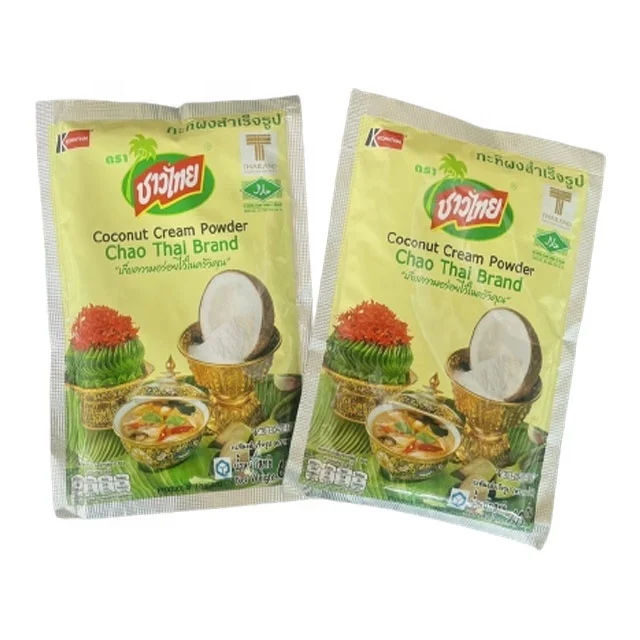 Top Selling 60g 10 Sachet High Quality Chao Thai Brand Coconut Milk Cream Powder for Food Beverage Made in Thailand