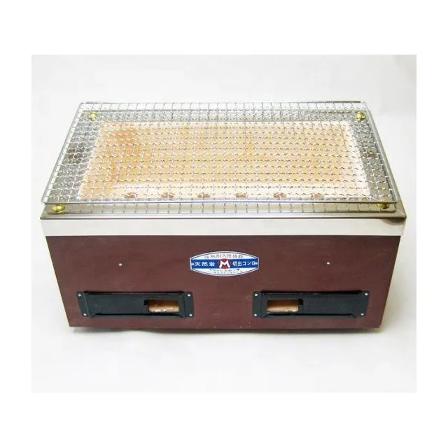 Сделано в Японии гриль для барбекю диatom Earth добытый Suzu Ishikawa прямоугольный угольный Shichirin