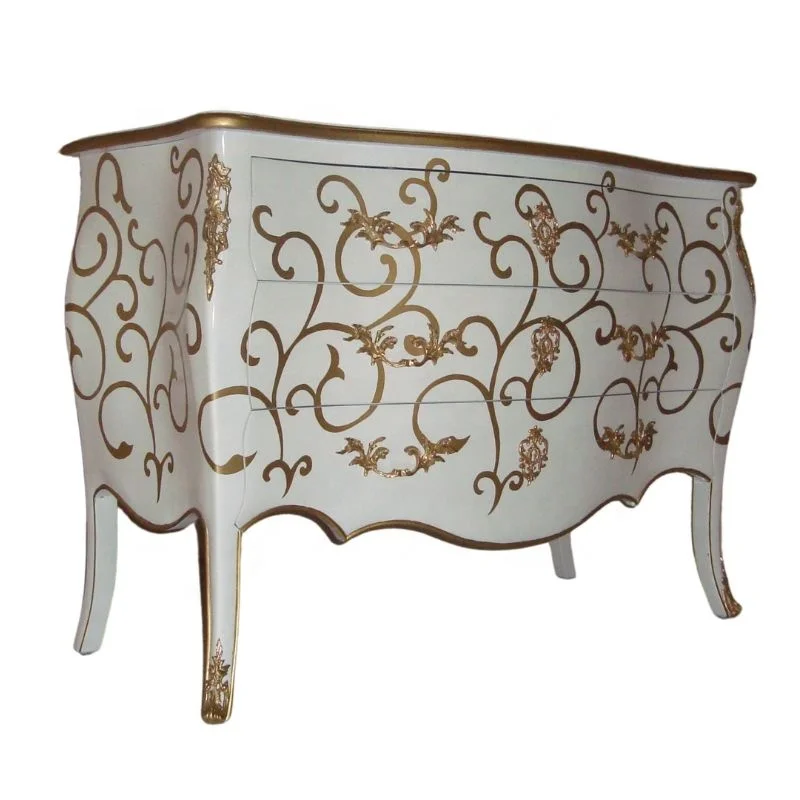 Wooden Furniture Design of Classic Chest of Drawers or Antique Commode to Furnish European Style Home Furniture