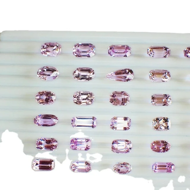 NATURAL AAA QUALITY LOUPE CLEAN KUNZITE WITH VERY NICE NATURAL COLOR AND VERY NICE EXCELLENT LUSTER EACH AND EVERY STONE IS GOOD
