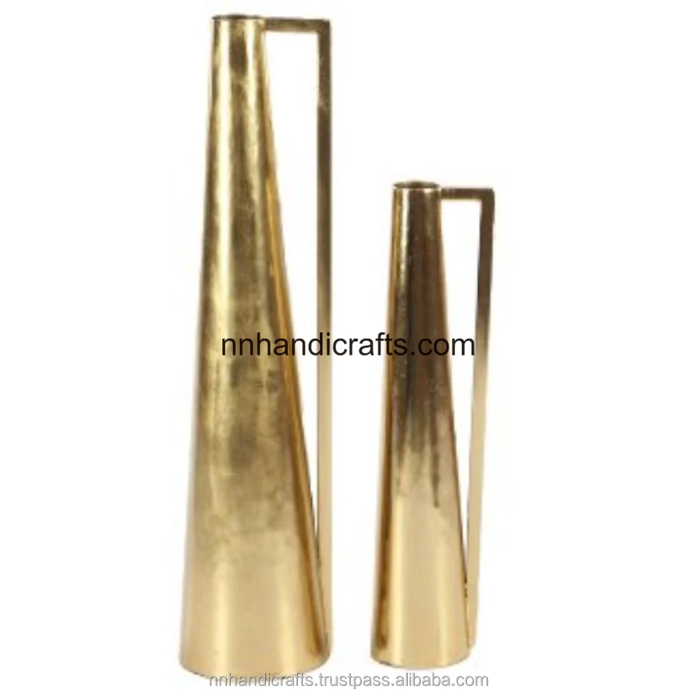 Античная Современная Классическая дизайнерская металлическая алюминиевая Посеребренная никелированная НЕОБРАБОТАННАЯ напольная ваза винтажная Роскошная новейшая