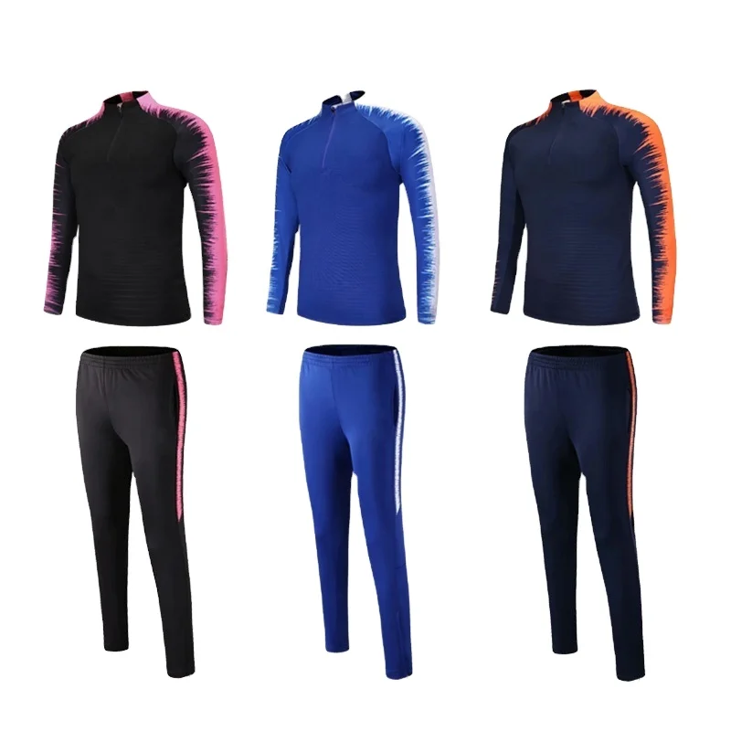 Спортивные костюмы для мужчин взрослых и детей оптовая продажа командная спортивная одежда из 100% полиэстера разные цвета на выбор теплые бега