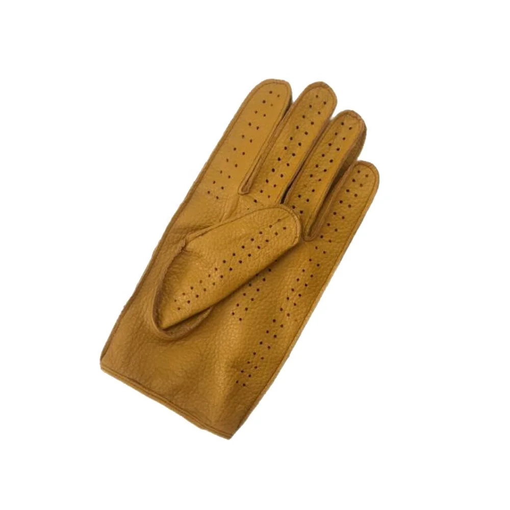 New Fashionable Cowhide Leather Driving Gloves For Hand Safety Driving Gloves