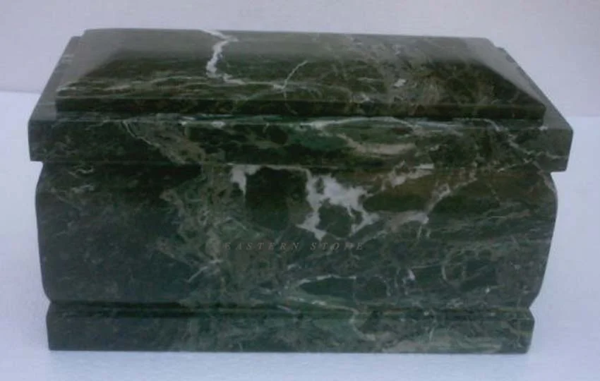 ONYX, MARBLE STONE BLACK WHITE EUROPEAN DESIGN CREMATION URNS, ASH URNS, FUNERAL URNS