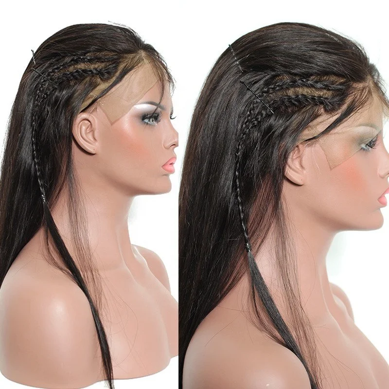 TOP QUALITY VIRGIN HUMAN HAIR REMY HAIR FRONT LACE WIGS WITH CHEAP PRICES