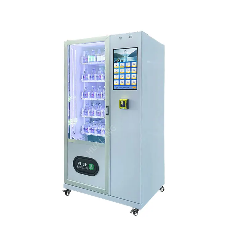 New Arrival Pure drink Vending Machine 18.5 Inch Display Screen smart Vending Machine Refrigerated Small Vending Machine Sale