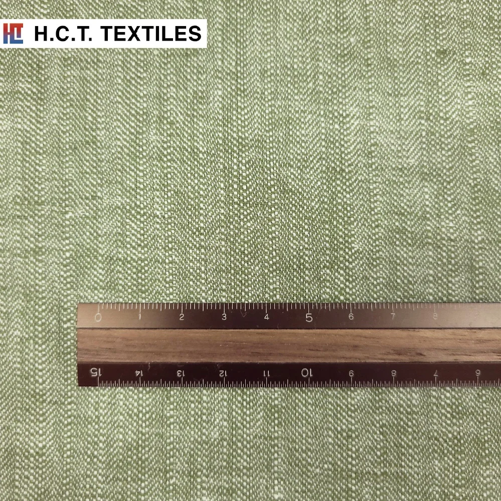  Плотная ткань из натурального волокна в елочку 180 г льняная хлопчатобумажная для брюк