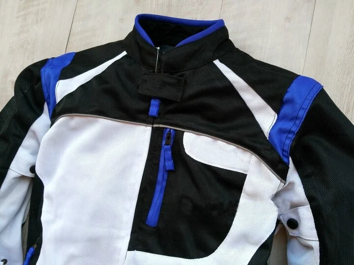 OEM Custom Motorbike Bike Riding Summer Mesh Jacket For Yamaha Motorcycle Street Moto White Jackets With Protector