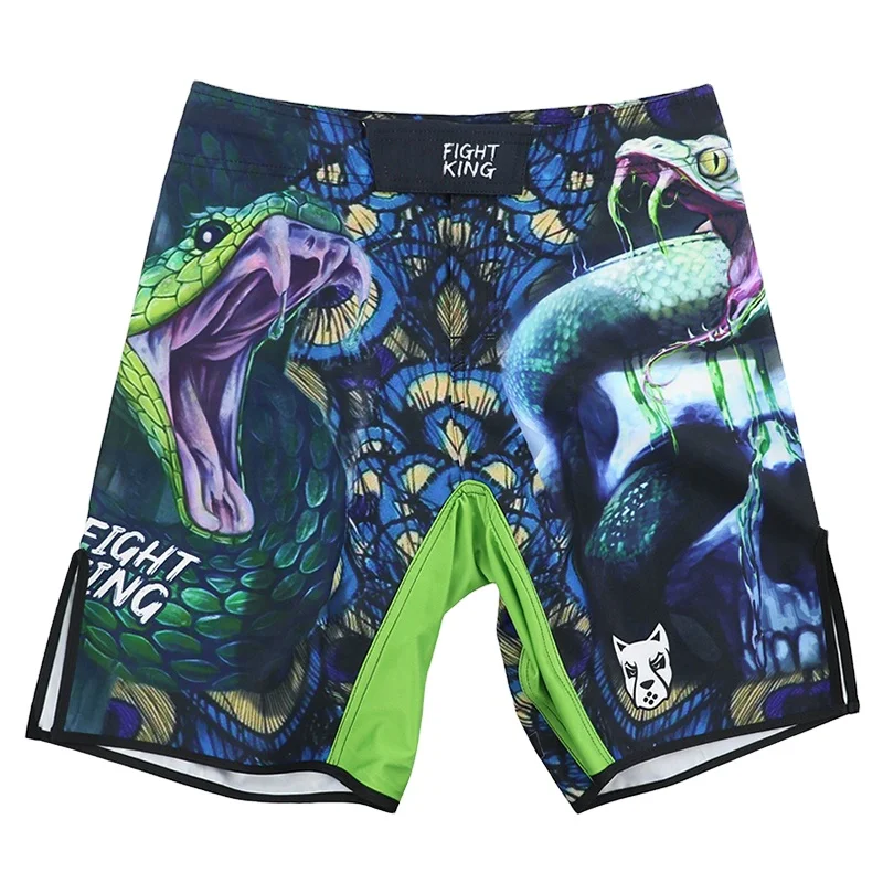 Custom tactical mens boxing American flag mma shorts