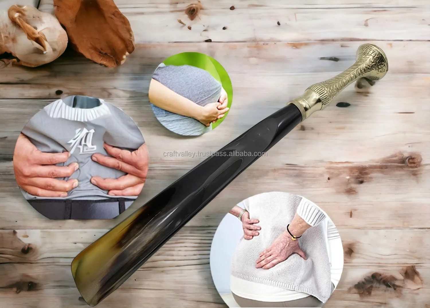 Обувь из натурального рога