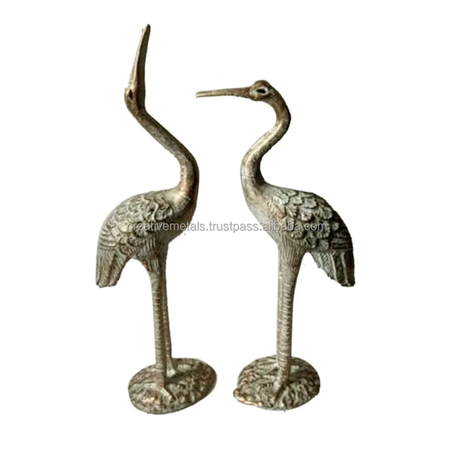Популярная статуя утка орнамент оптовая продажа металлические статуи животных для украшения сада