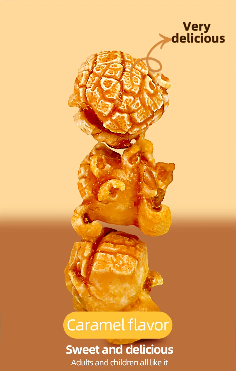popcornMidnight movie must-have casual snack cream caramel popcorn Big drifting bottle popcorn200g /popcorn
