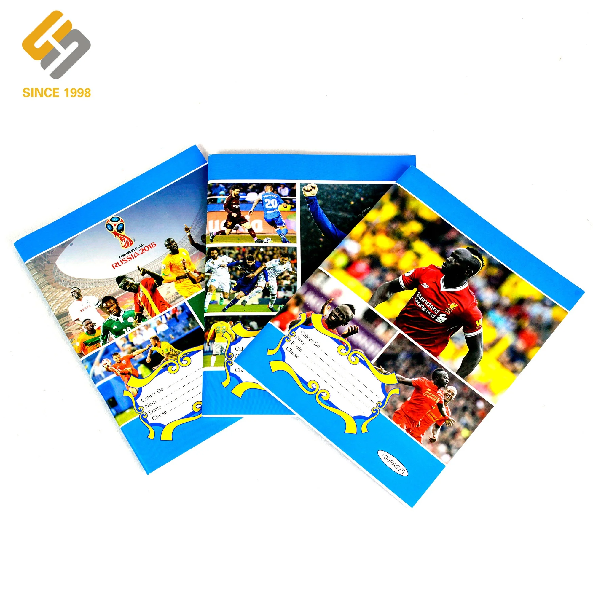 Football Stars Exercise Book High Quality Exercise Book For School 100/200 Pages