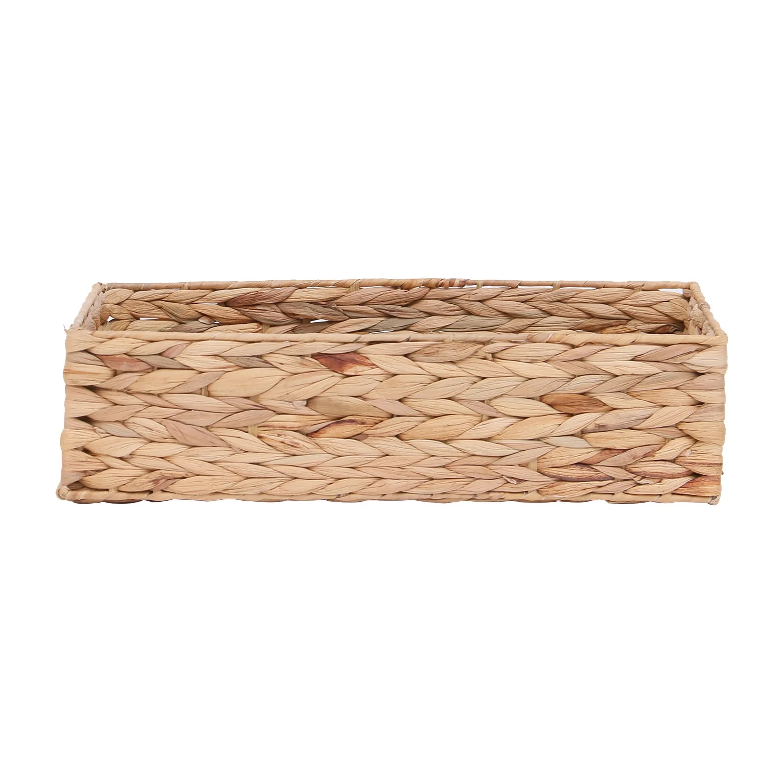 Factory Directly Manufacturer Water Hyacinth Seagrass Bin Storage Basket
