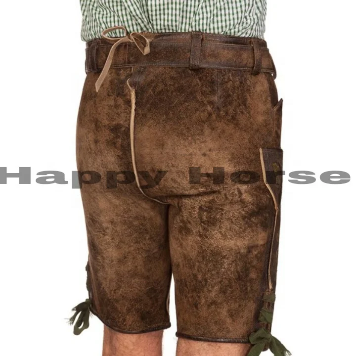 Traditional German outfit Trachten Wear Short / Oktoberfest Lederhosen / Bavarian Shorts Lederhosen Made Of Custom Leather