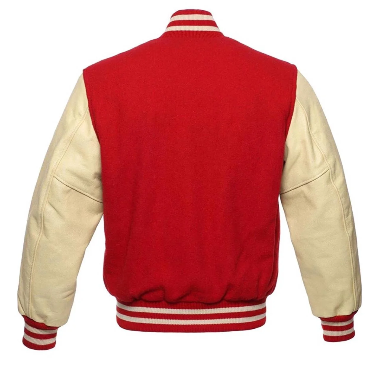 Letterman школьная куртка из натуральной кожи для бейсбола шерстяная 35 красных и белых цветов
