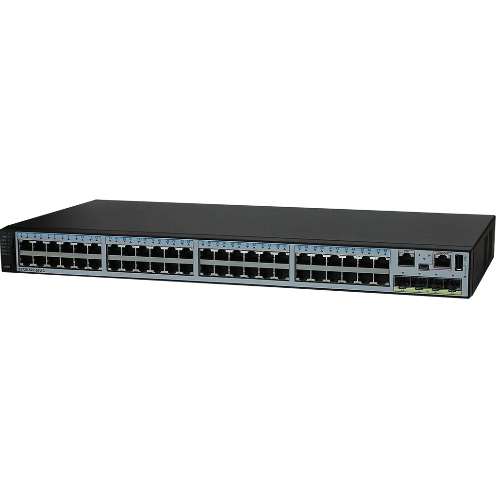 52 Ethernet Ports Gigabit Switch 5720-52P-EI-AC Fiber Optic SFP Switch