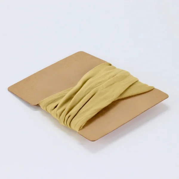Plain elastic ecofrindly bamboo fiber spandex fabric accessories cloth headband for women