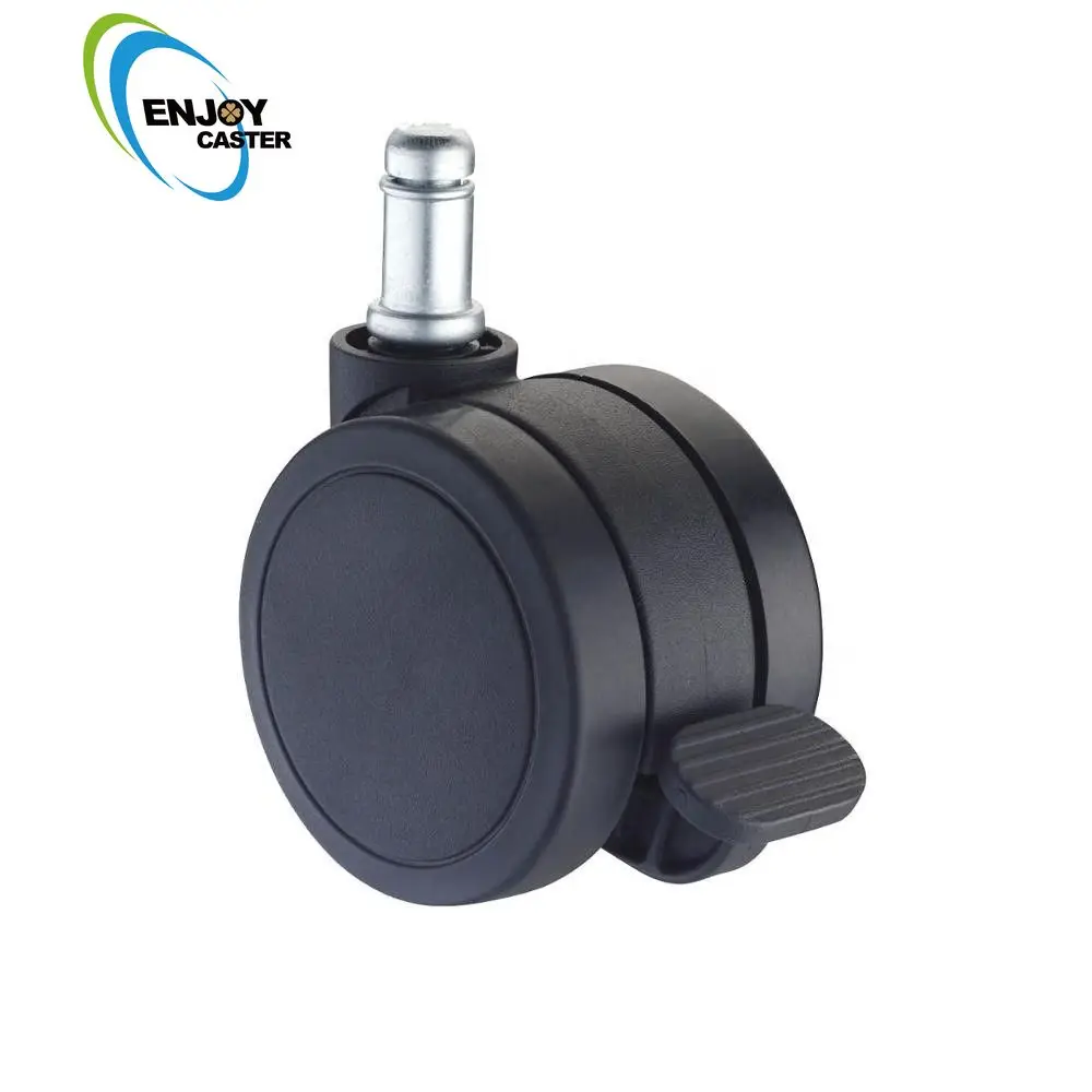 Plastic lockable furniture rolling casters heavy duty