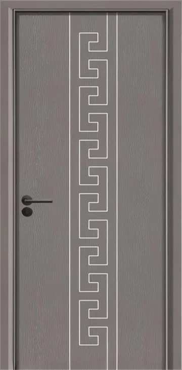 New design WPC wood plastic environmental protection material bedroom door waterproof and termite-proof