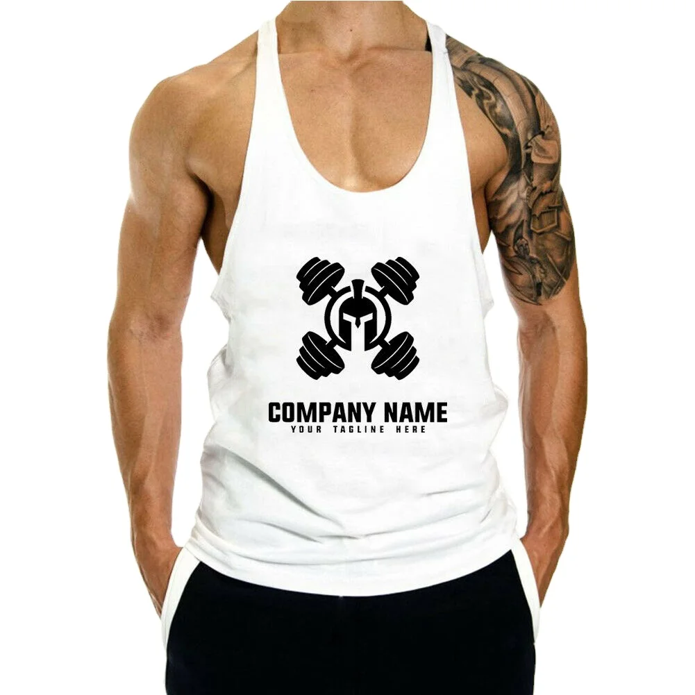  Бодибилдинг производитель мужской топ racerback твердый цвет на заказ тренажерный зал мужские стрингеры