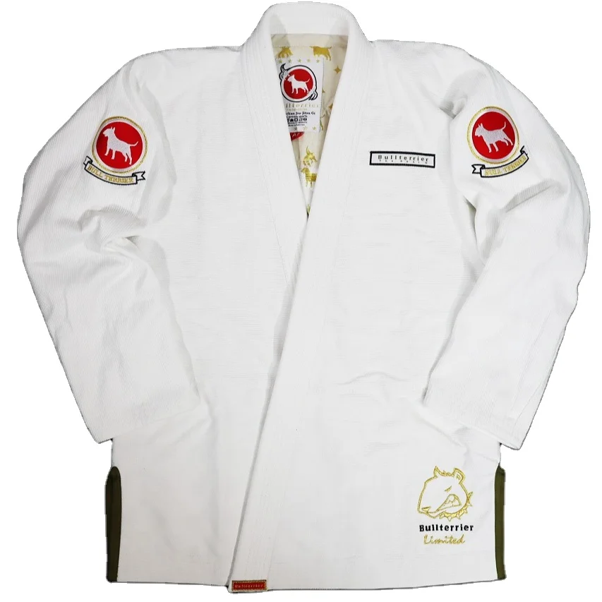 Martial arts Brazilian jiu jitsu Uniforms with custom logos and patches manufacturer of high quality Brazilian jiu jitsu kimonos