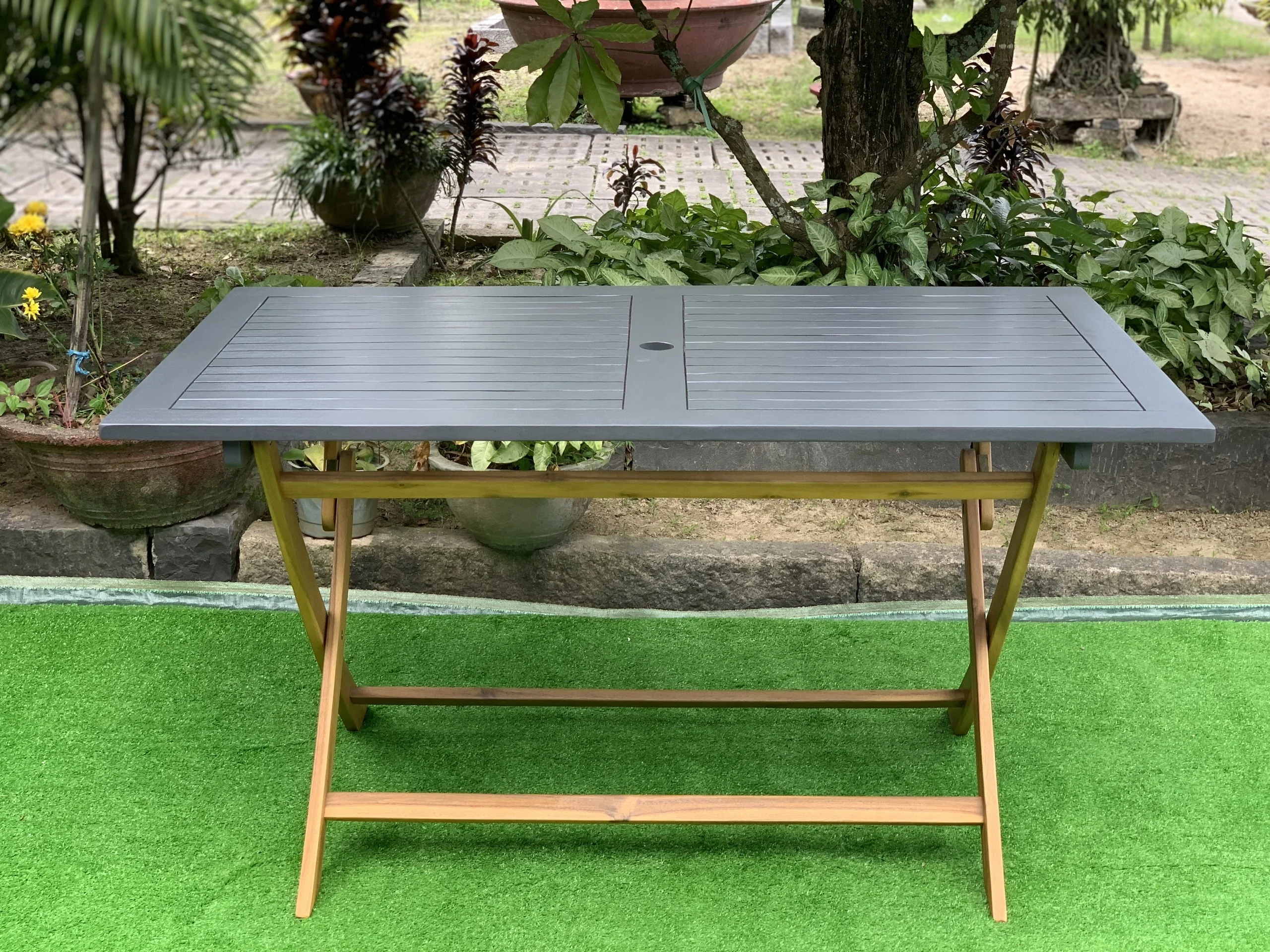 Outdoor Acacia Wood Folding Dining Table