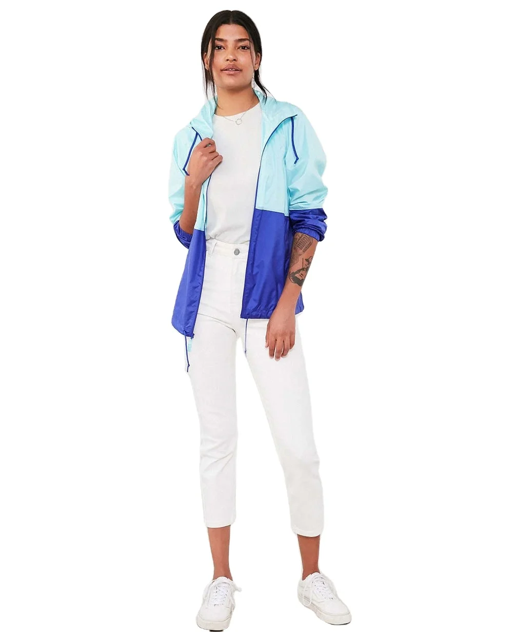 Водонепроницаемая легкая нейлоновая ветровка для бега оптом куртка анорак