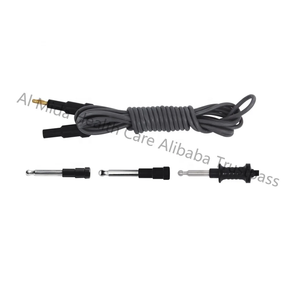 Factory Directly Laparoscopic Insulated Curved Bipolar Forceps with Cable