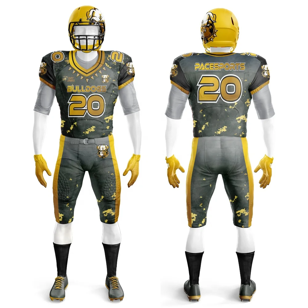 OEM Custom Blank American Football Practice Jerseys Wholesale Sublimation Design American Football Uniforms For Youth