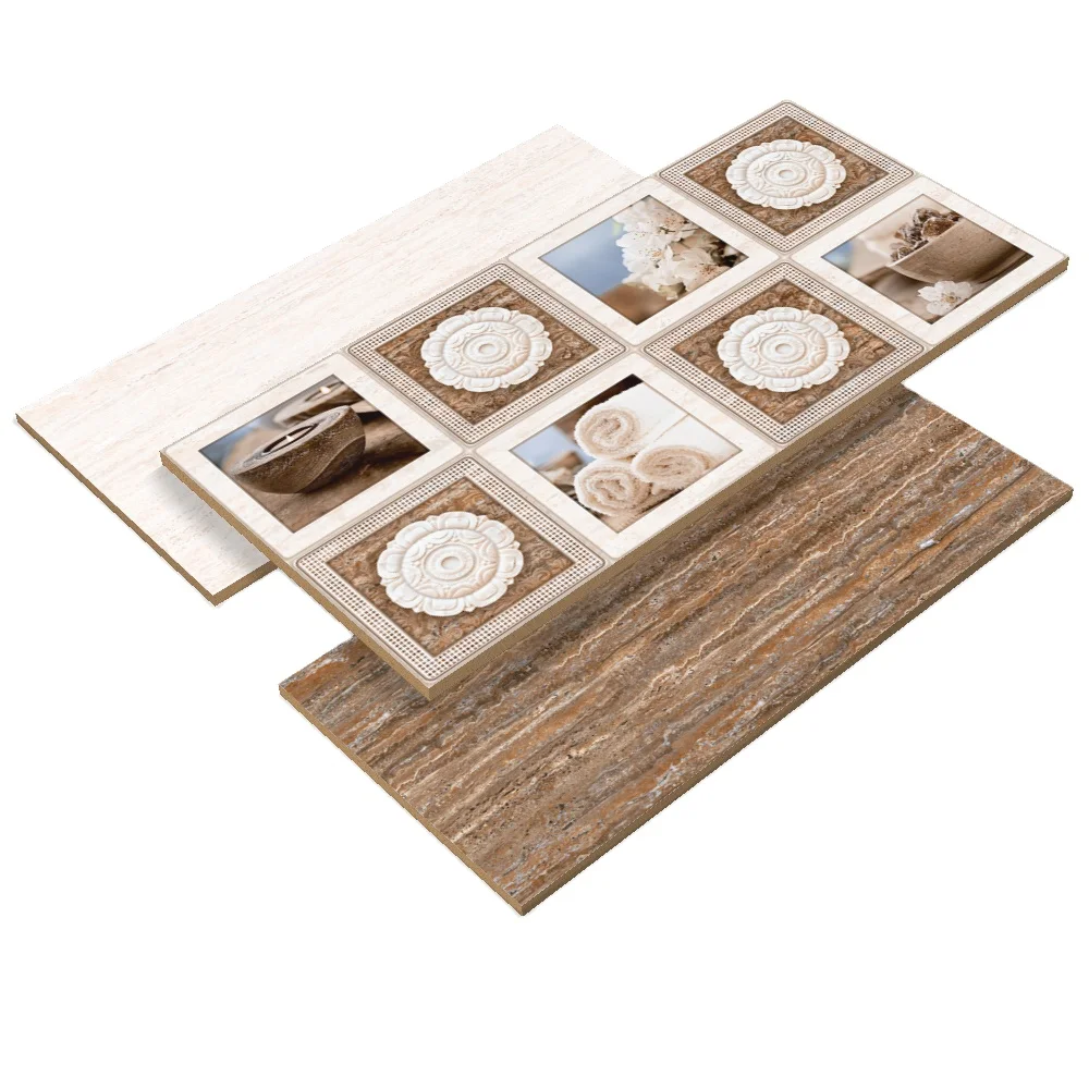 Superb glossy  spa & kitchen 300x600mm ceramic wall tiles from indian ceramic wall tiles Arkiton tiles factory