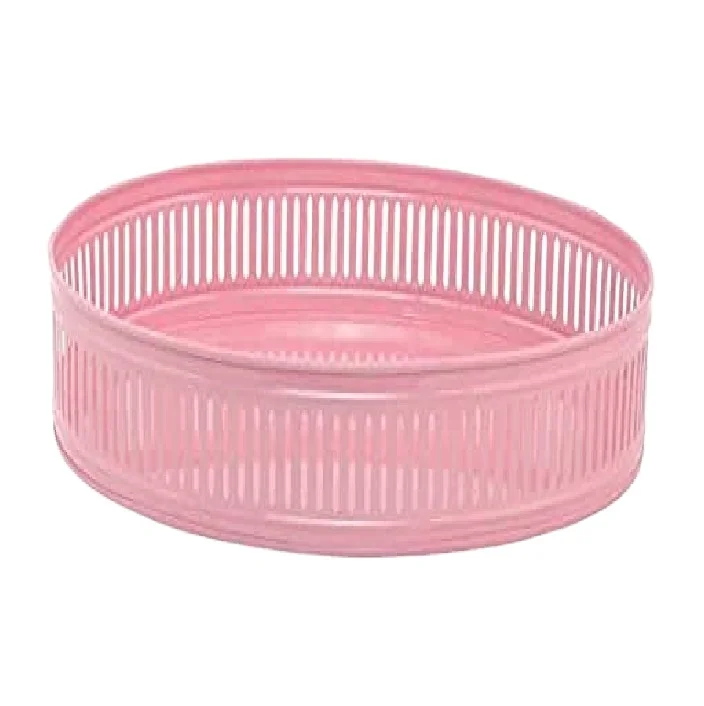 Pink Coated Glass & Bottle Serving Tray Hotel & Home And Restaurants Supply Decorative Accent Tray Very Light Weight
