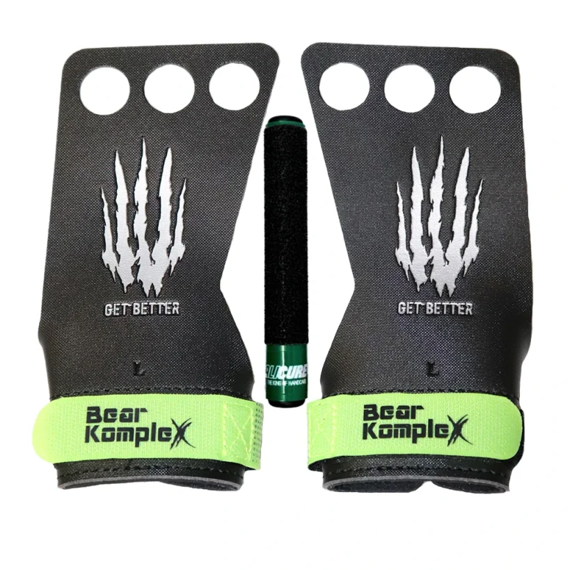 new Crossfit Carbon Grips no hole Bear komplex Style Premium Carbon Cowhide 2023 best seller