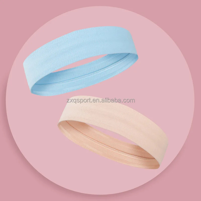 Sweat-absorbing And Breathable Custom Logo Yoga Headbands Sports Headband For Women Running Sport Sweat