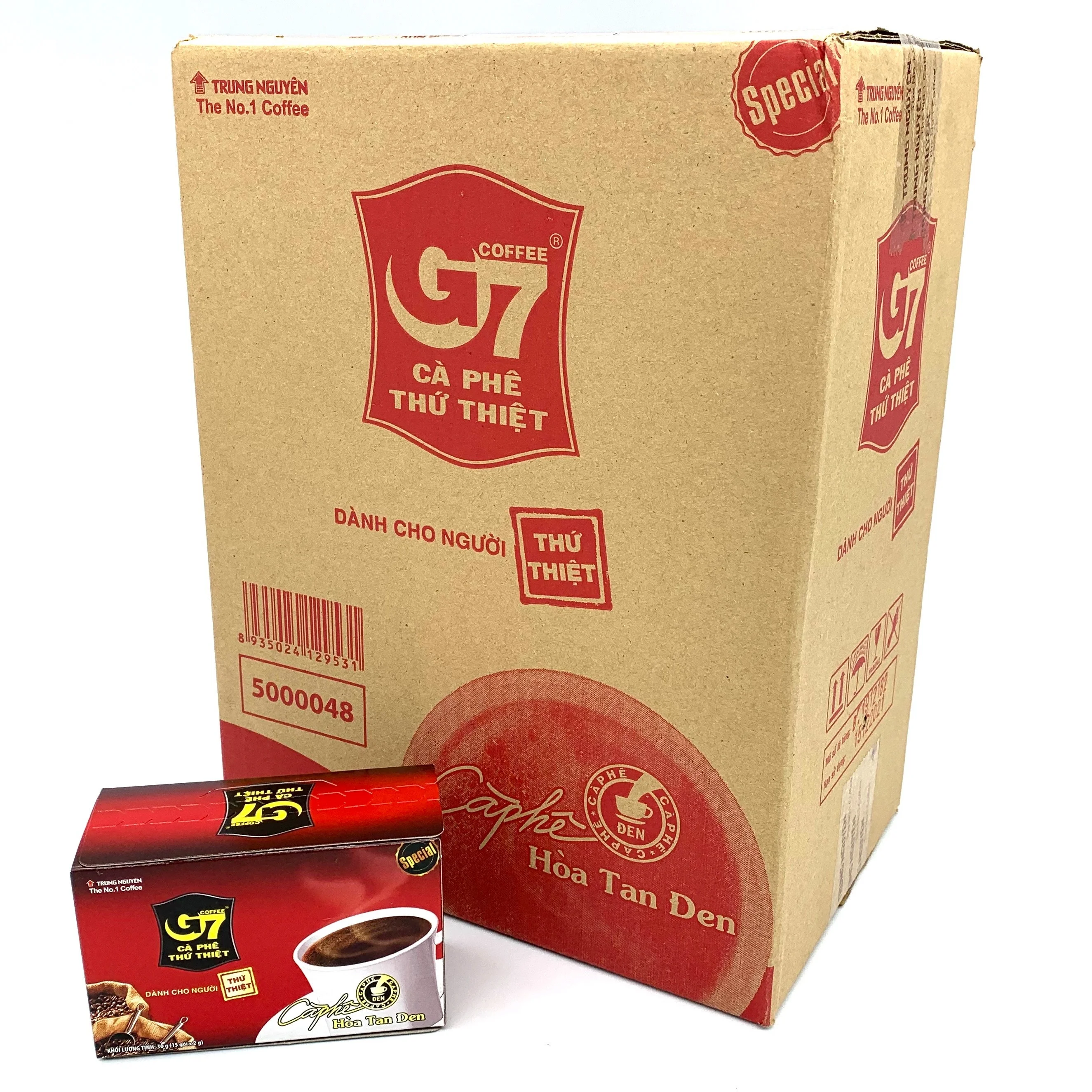 Trung Nguyen Brand G7 Black instant coffee 30g (2g x 15packs)