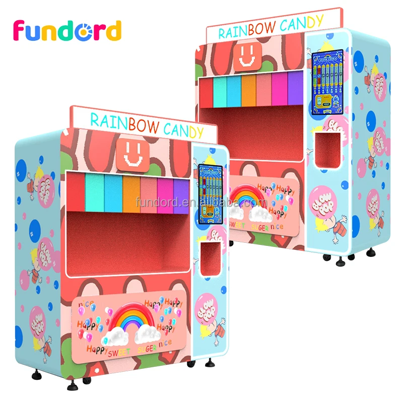 Fundord new chocolate candy bean automatic candy vending machines