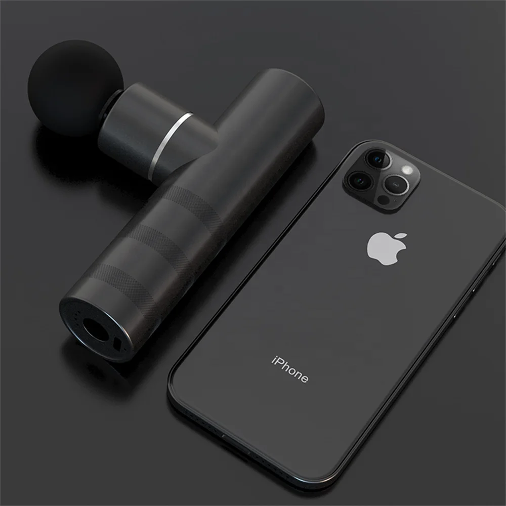 YICOLY Delicate appearance metal deep tissue massage muscle mini massage gun  for reduce pain