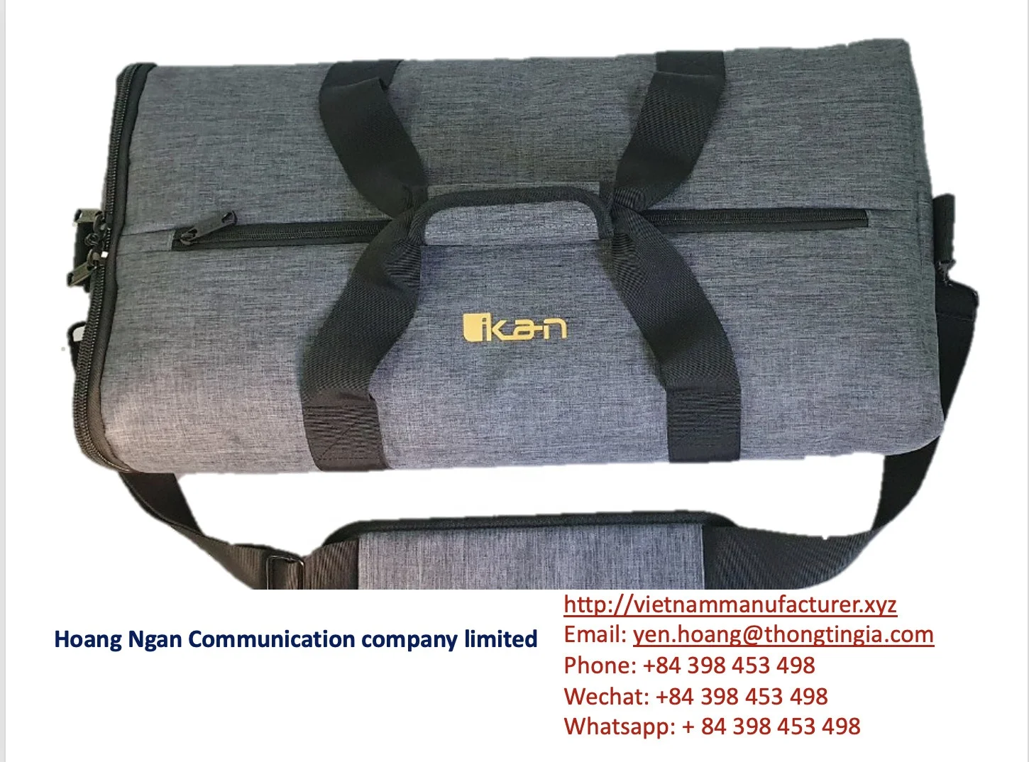 OEM/ ODM Vietnam backpack manufacturer Sport bag Waterproof Equipment bag Bag for men made in Vietnam