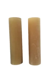 Белый рог буйвола рулон для того, чтобы сделать печать и ножевой рукояти/воды рог буйвола HSM-MIXED круглая форма 13x70 мм животных Резные Смешанные