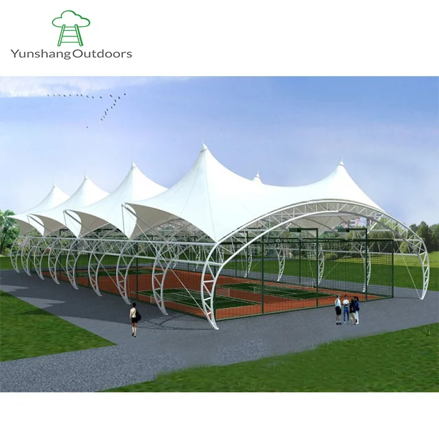 China Tensile Structure for swimming pool indoor sunshade roof