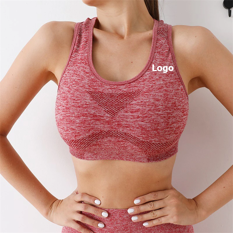 Custom Logo Solid Color Women Sports Bra Wholesale Super Quality fabric Plain Blank Sports Bra Sale up custom logo
