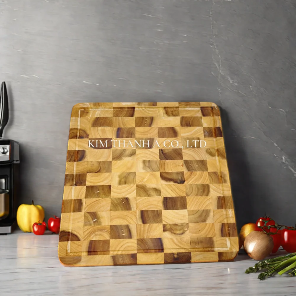 Wholesale Factory-Priced Cutting Board Set round & Square Wooden Chopping Boards in Acacia Wood for Kitchen Use