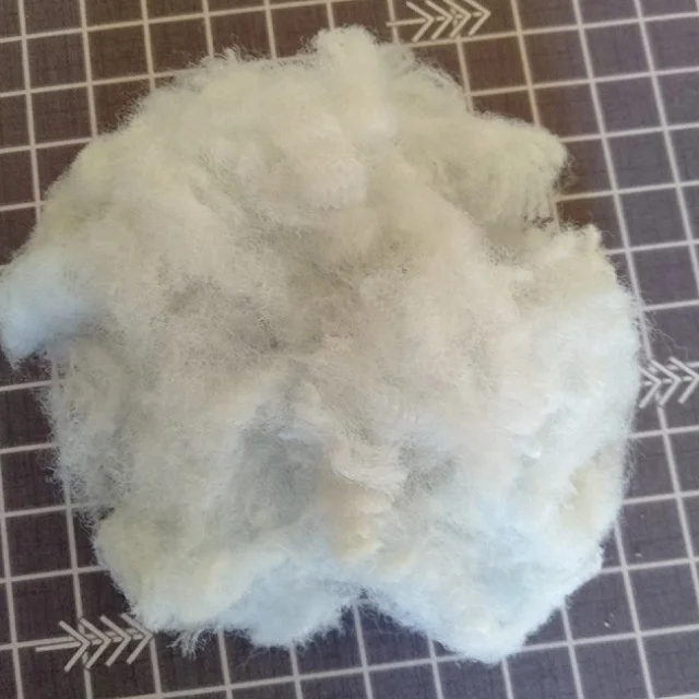 High quality Polyester staple fiber 6 Denier Solid White Vikohasan Manufacturer and synthetic fiber and GRS polyester Fibres