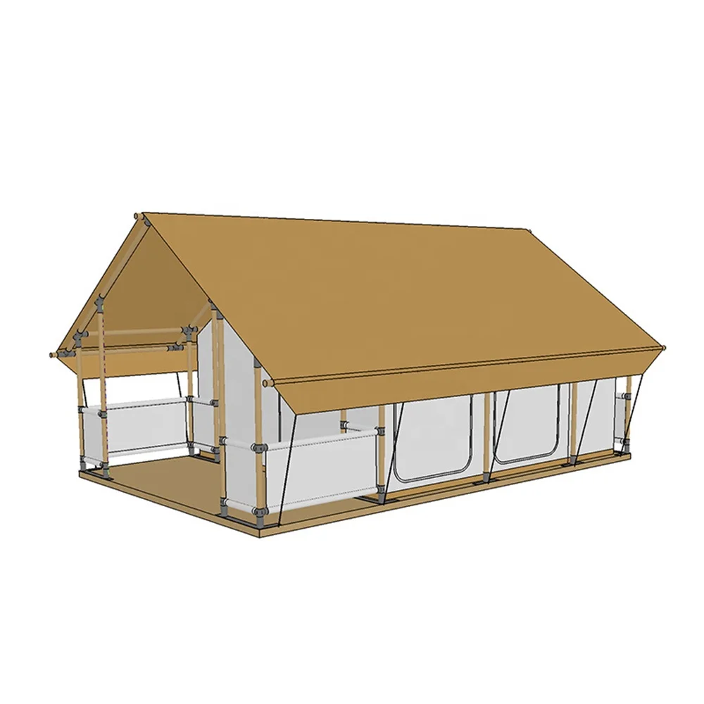 Outdoor Camping Light Luxury Hotel Tent Full Tourist Attractions Camping Tent Resort Homestay Tent Factory New Camping