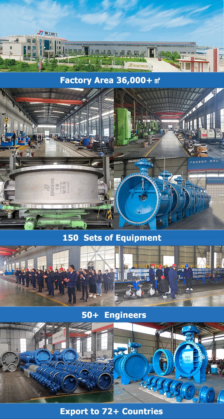 DN150 Ductile Cast Iron Double Flange Butterfly Valve: Reliable Worm Gear Operation valved butterflies sanitary butterfly valve